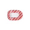 Teleties Flat Round Clip klein Candy Cane Crush