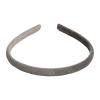 Dark Velvet Hairband Dark Grey schmal