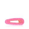 CG Home Dreieckige Haarspange Neonpink Glitzer