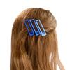 Helly Hair Paper Clip eckig blau