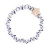 ByEloise London Gold Star Crisscross Navy on White