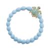 ByEloise London Bling Turtle Gold Sky Blue