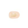 Teleties Flat Round Clip tiny Almond Beige 1 St