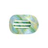 Teleties Flat Round Clip Medium By the Sea Shore 1 St