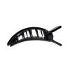 Teleties Medium Flat Square Hair Clip Jet Black