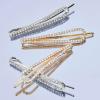 Kitsch Drop Bobby Pins aus Metall mit Strasssteinen
