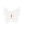 Dark Butterfly Hair Claw White