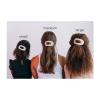 Teleties Medium Flat Rectangle Hair Clip Truly Taupe Quilted