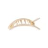 Teleties Small Flat Square Hair Clip Almond Beige