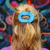 Teleties Flat Round Clip medium Miami Vice