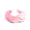 Dark Velvet Hair Band Folded Pale Pink 1 St