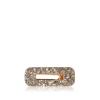 CG Home rechteckige Haarspange Champagner glitzer