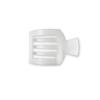 Teleties Small Flat Square Hair Clip Coconut White