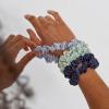 Kitsch Scrunchie  Satin Garten Bouquet