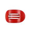 Teleties Flat Round Clip medium Rudolph Red