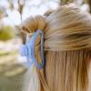 Teleties Open Hair Clip medium Blue Lagoon