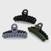 Kitsch Eco-friendly Chain Claw Clip Black Moss