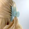 Helly Hair Haarklammer Lara hell blau glitzer