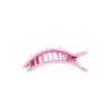 Teleties Small Flat Rectangle Hair Clip Merry Pinkmas