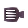 Teleties Large Flat Square Hair Clip Burgundy Bliss