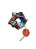 House of Scrunchies Bunte Satin Blumen Maxi