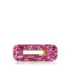 CG Home rechteckige Haarspange pink glitzer