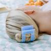 Teleties Large Flat Rectangle Hair Clip Blue Lagoon