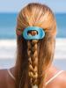 Teleties Flat Round Clip klein Blue Seas