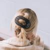 Teleties Flat Round Clip groß Truly Taupe Quilted