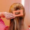 Teleties Medium Flat Rectangle Hair Clip Dreamsicle