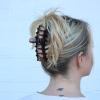Helly Hair Haarklammer Valerie 12 cm horn