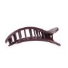 Teleties Flat Round Clip groß Burgundy Bliss