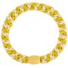 Kknekki Light yellow sun glitter stripe