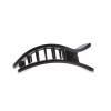 Teleties Medium Flat Rectangle Hair Clip Jet Black