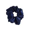 What a bun! Scrunchie Medium Satin Navy Blue