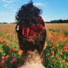 What a bun! Scrunchie Medium Velvet Red