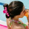 Teleties Classic Tropical Punch Hair Clip groß