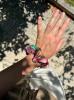 House of Scrunchies Bunte Chiffon Blumen Maxi