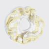 Kitsch gehäkeltes Scrunchie Buttergelb
