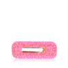 CG Home rechteckige Haarspange Neonpink Glitzer