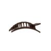 Teleties Small Flat Rectangle Hair Clip Truly Taupe Quilted