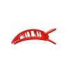 Teleties Medium Flat Square Hair Clip Rudolph Red