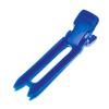 Efalock Clip Kunststoff blau