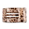 Teleties Large Flat Rectangle Hair Clip Blonde Tortoise