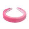 Dark Velvet Hairband Pink Breit