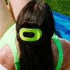 Teleties Flat Round Clip medium Summer Brights