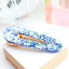 CG Home Dreieckige Haarspange holographisch blau