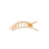 Teleties Small Flat Rectangle Hair Clip Almond Beige