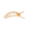 Teleties Medium Flat Rectangle Hair Clip Almond Beige