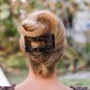 Teleties Large Flat Rectangle Hair Clip Tortoise